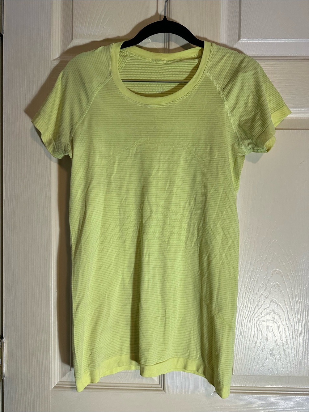 lululemon athletica swiftly tech Neon Yellow Short Sleeve Performance Tee